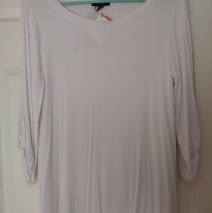 White 3/4 Sleeve Shirt